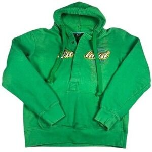 Live For‎ Rugby Hoodie Unisex 16-18 Ireland Green Henley Snap Fleece Celtic Knot